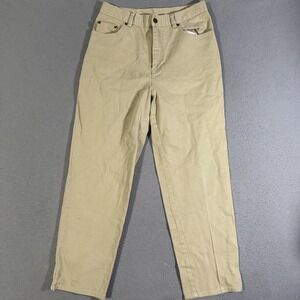 Lauren Ralph Lauren Beige Denim Ankle Jeans Size 10 Beach Summer‎ Casual